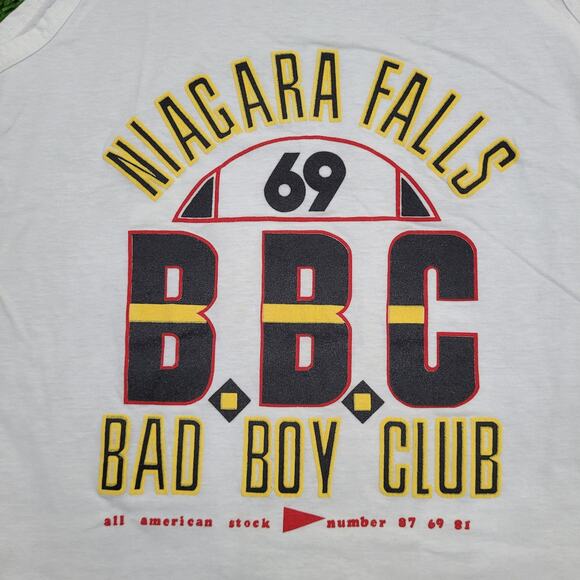 Vintage 1986 Funny BBC Niagara Falls Tank-Top xs/s 18x25 Naughty Adult-Humor - Picture 6 of 10